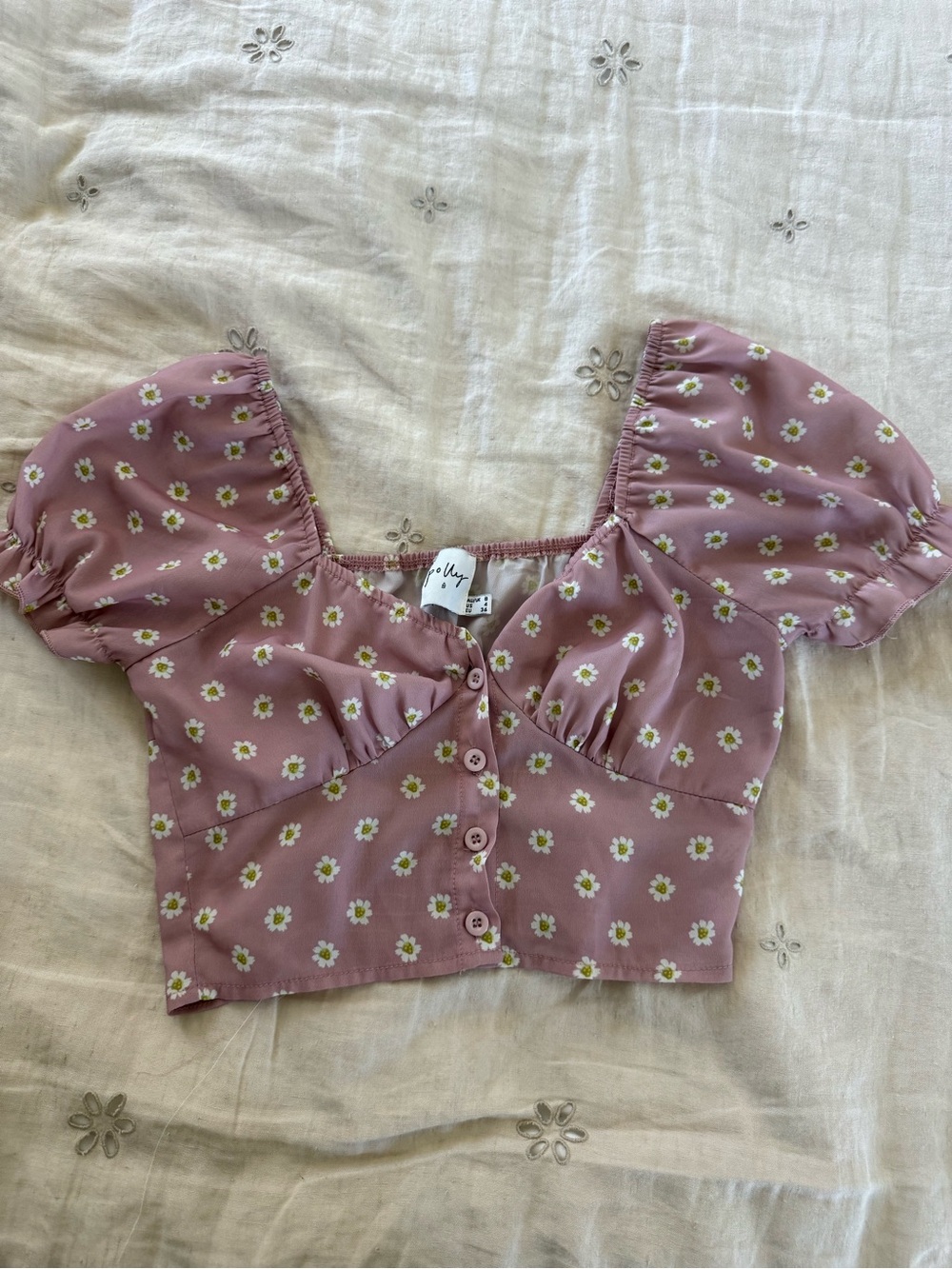 princess polly bea floral crop top
